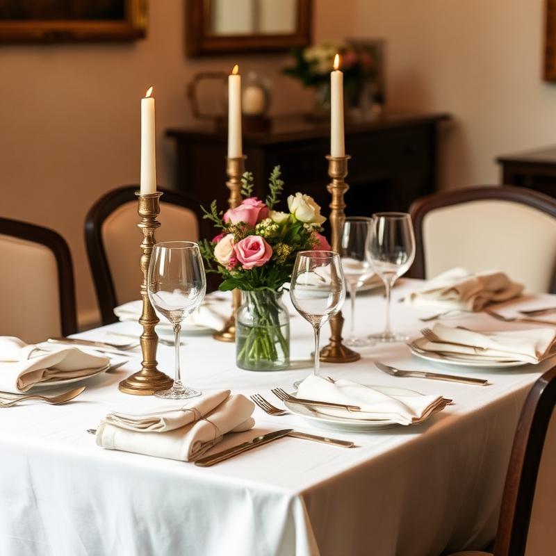 Dinner table setting